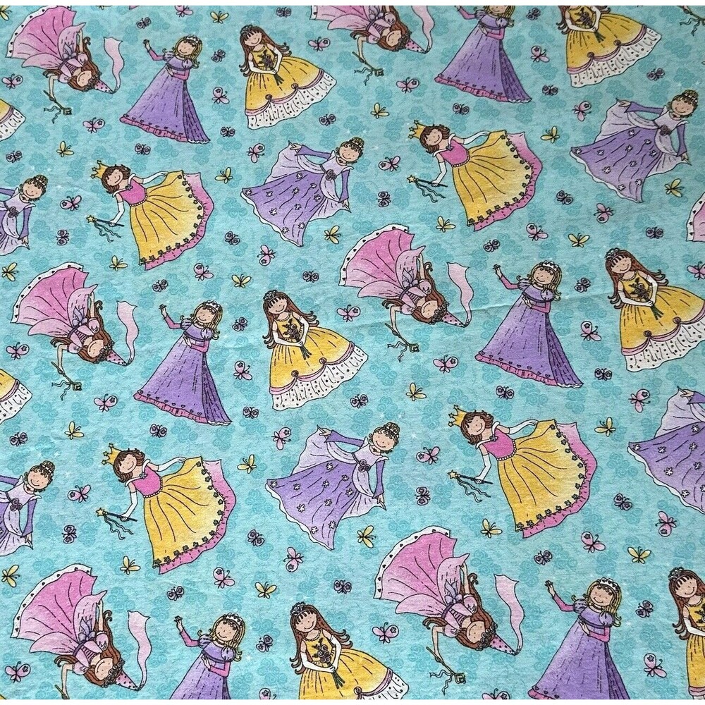 Princess Portraits Fabric Princess Fabric Quilting Cotton Fabric 1yd 15" OOP
